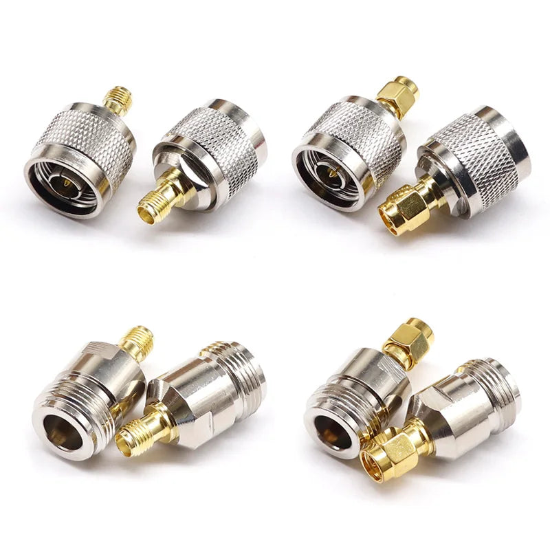 The factory sales set N to SMA adapter N male to SMA male Plug female Jack RF connector 4 type Test converter fast ship