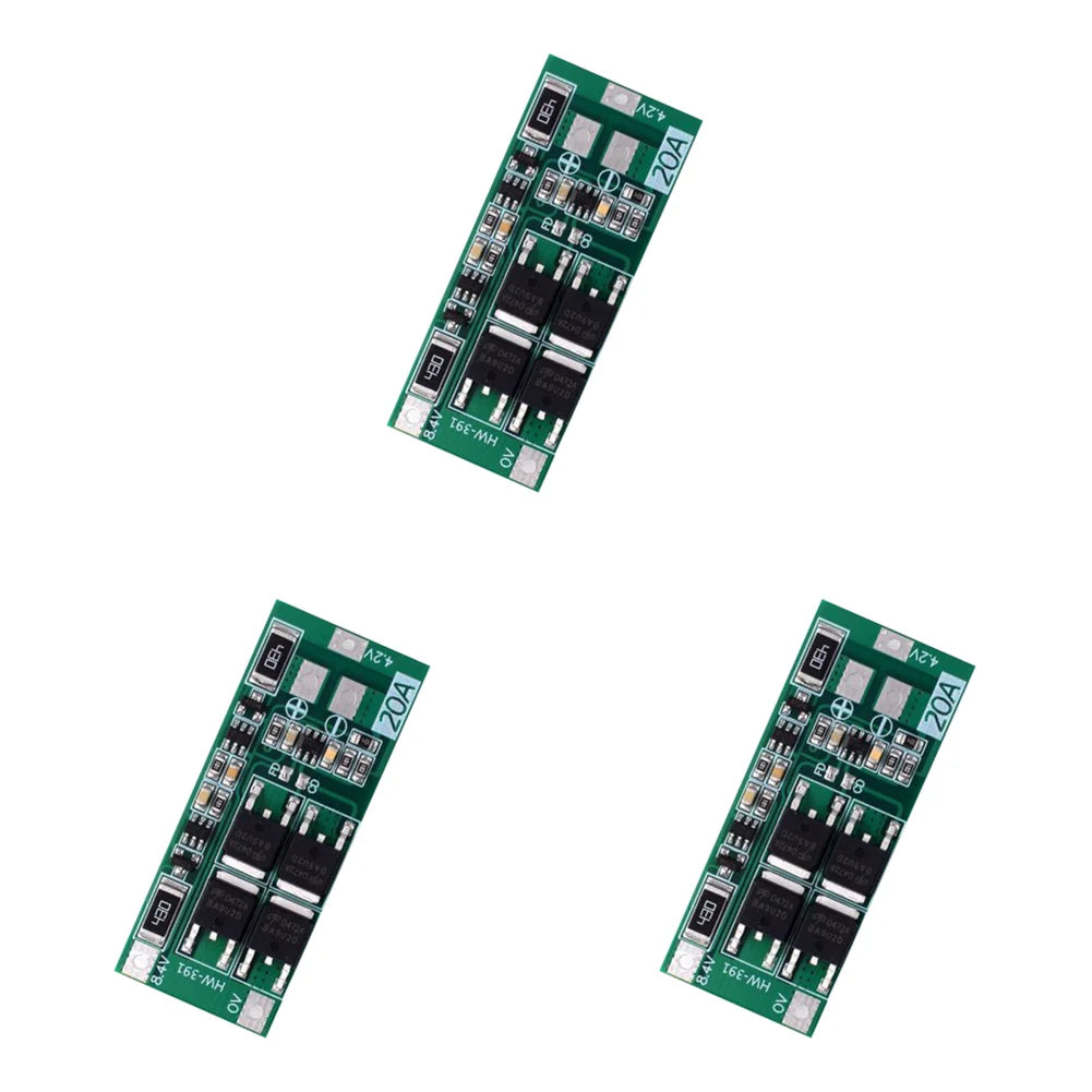 1-5PCS HW-391 2S 20A 7.4V 8.4V 18650 BMS Module 18650 Lithium Battery Charger Protection Board Standard/Balance Module for DIY ﻿