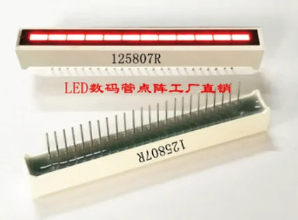 5PCS x 12 Segment 4 RED + 8 Green 7*58mm Digital LED Bar Display LED Parts 128074R8G STBD01-4R8GA