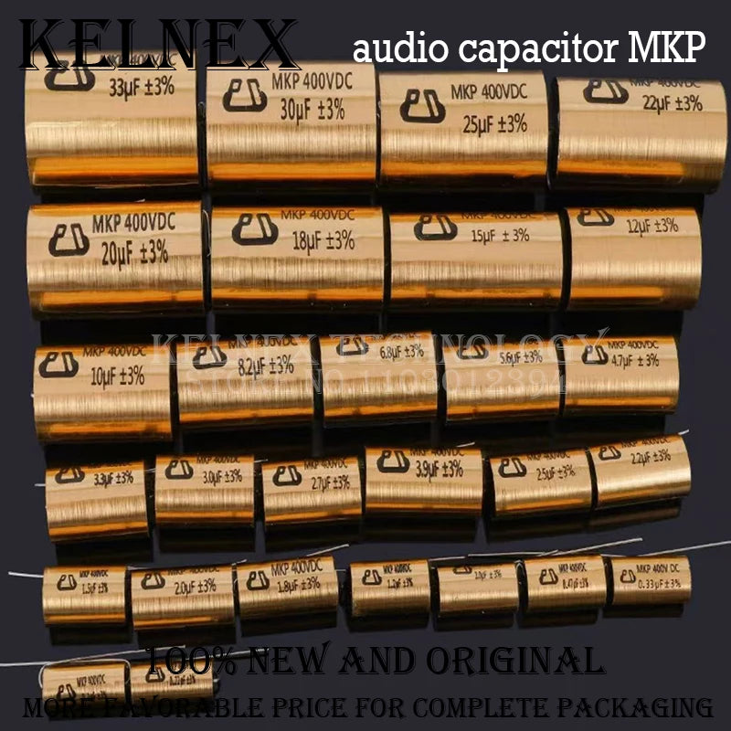 Metallized polypropylene loudspeaker power amplifier coupled frequency division audio capacitor MKP full range capacity