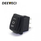 KCD1 12v 220v 30A waterproof 3pins toggle switch illuminated latching 4pins on off on emergency marine rocker switch