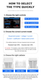 SSR-40DD DD SSR 10A 25A 40A 60A 80A 100A 120A DC control DC Solid State Relay Module for PID Temperature Control