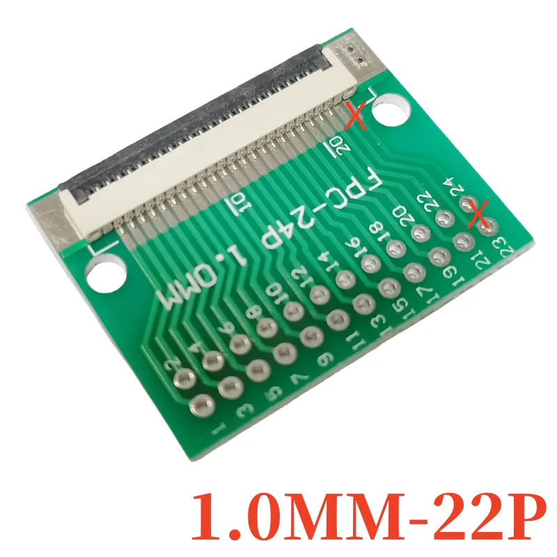 FPC FFC Flexible Cable Adapter Board 1.0mm Pitch Connector SMT to 2.54mm 4/5/6/7/8/9/10/12/14/15/16/18/20/22/24/26/28/30/32/40P