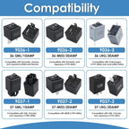 6PCS 9038A 12V Relay Bypass Switch Kit with Current Loop Fuel Pump Relay Bypass Main Switch, Diagnostic Test Tool