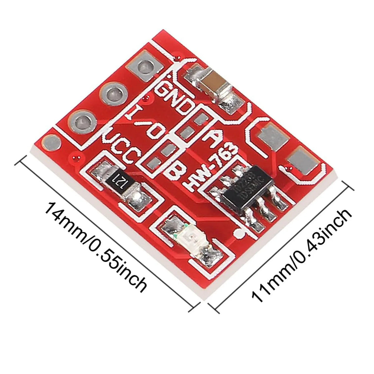 20/50/100PCS TTP223 Touch Button Module Capacitor Type Single Channel Self Locking Touch Switch Sensor for Arduino