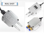Differential Pressure Transmitter 4-20MA 0-10V 0-5V RS485 Differential Pressure Sensor 0-50pa 0-100pa Wind Air Pressure Sensor