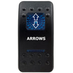 12V Marine Grade Rocker Switch SPST/ON OFF, DPDT/(ON) OFF (ON) Blue Led Light Bar for Carling ARB NARVA Replace Waterproof IP66
