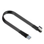 USB 2.0 Type C to Type C Extension Cable 90° Adapter FPC FPV Band Flat USB C Cable 2A 5CM-100CM