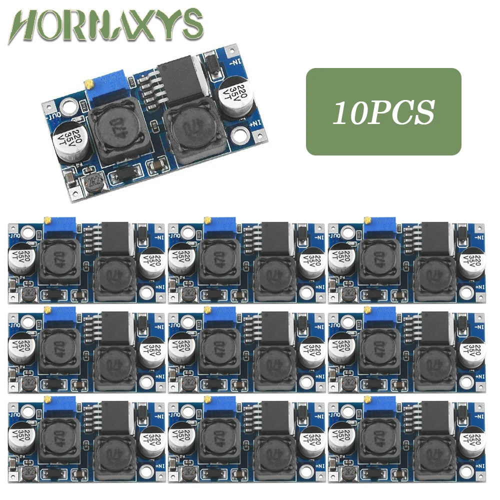1-10Pcs XL6019 (XL6009 Upgrade) 20W 5-32V to 1.3-35V Automatic Step-Up Step-Down Dc-Dc Adjustable Converter Power Supply Module