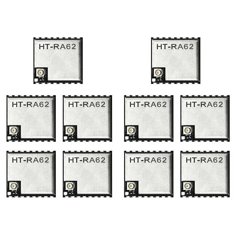 Exquisite-10X HT-RA62 Lora Series Module SX1262 Secondary Development Supports Lorawan Protocol 868-915Mhz