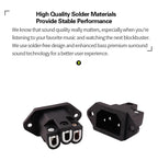 3 Pin AC Power Plug Connector IEC Inlet Socket Consumer Electronics DIY HIFI Amplifier Electrical Audio Interface Panel Mount