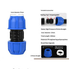 1Pcs 1/2'' 3/4'' Coarse Thread Connection OD 20/25mm PE PVC Pipe Fittings Elbow Straight Tee Irrigation IBC Tank Adapter