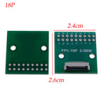 FPC FFC Flexible Cable Adapter Board 0.5mm Pitch Connector SMT to 2.54mm 16P/18P/20P/22P/24P/26P/30P/36P/40P/45P/50P/56P/60P/80P