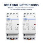 TOMZN TOCT1 4P 25A 4NO 4NC 2NC2NO 220V/230V 50/60Hz Din Rail Household AC Modular Contactor