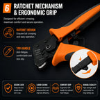 IWS-3220M Micro Connector Crimping Tool 32-20 AWG 0.03-0.52mm² Precision Ratchet Crimper for JST Molex Terminals