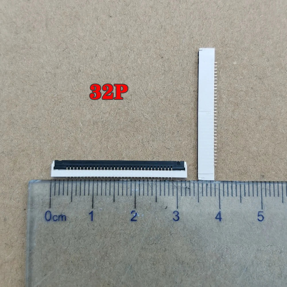 5-20pcs FPC FFC 0.8mm Pitch 32 36 60 Pin Flip Type Ribbon Flat Cable Connector Socket 40P 36P 32P