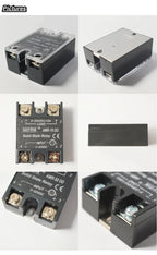 DC to DC Solid State Relay 12V 24V VDC Input 200VDC Load Voltage Regulator Tramsformer Power Protection 10A 25A 40A 60A 100A SSR