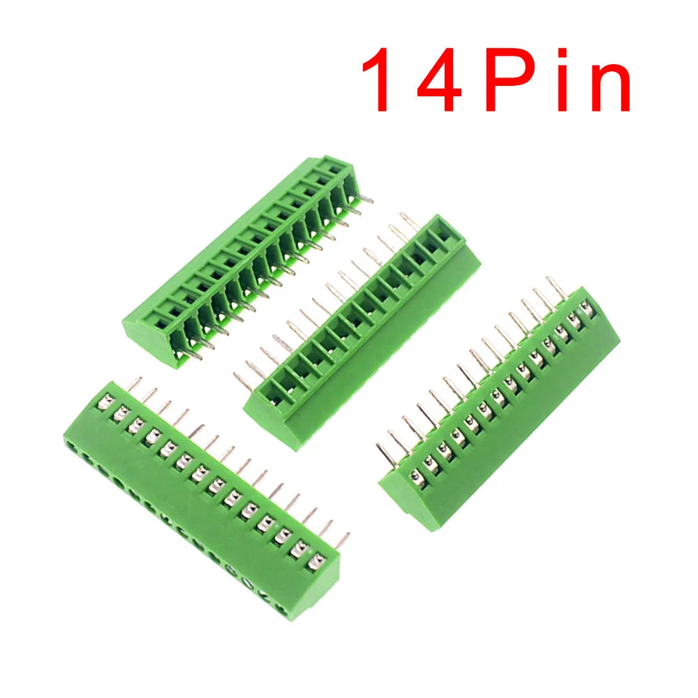 5/10pcs KF128 2.54mm PCB Mini Screw Terminal Blocks Connector for Wires KF128-2.54 2P 3P 4P 5P 6P 7P 8P 9P 10P 12P 16P Terminal
