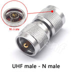 1/2/4/10pcs RF connector UHF-JKW UHF N-S male and female UHF/N-KJ M female elbow 90 degree SL16/SO239 right angle RF adapter L