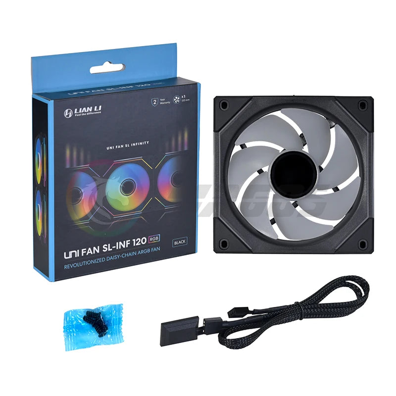 LIAN LI UNI FAN SL-INF 120 Infinity Mirror Fan RGB Case Radiator Cooler Gen.3 40 Leds L-Connect 3 120MM 140MM ARGB 5V 1/3Pcs