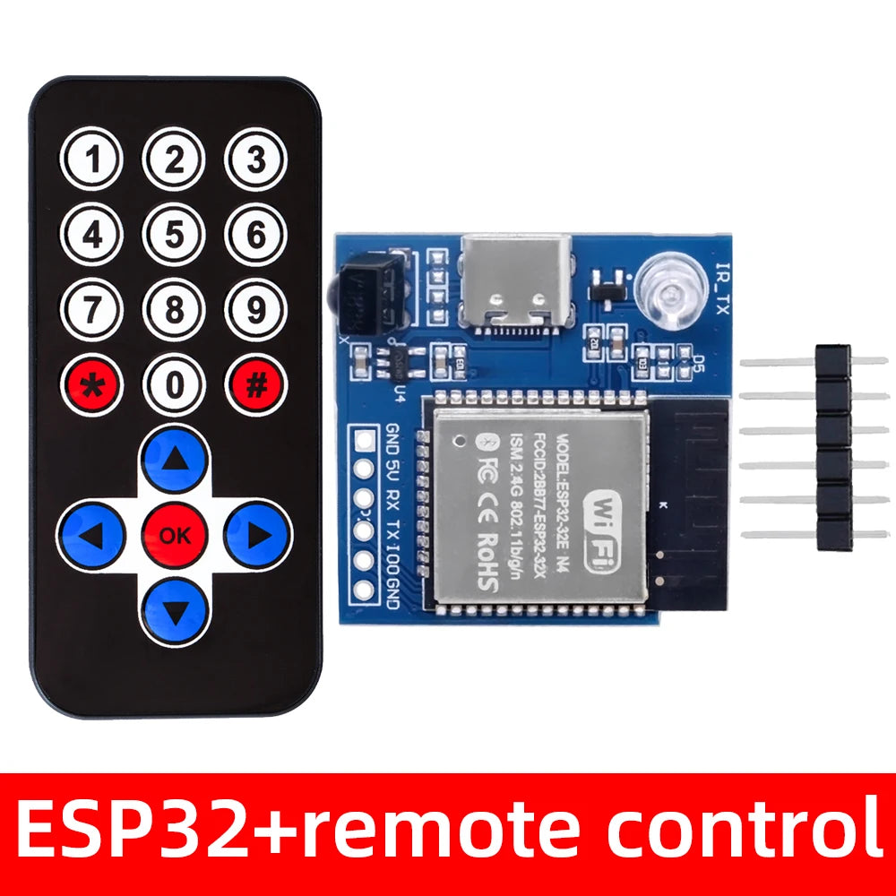 ESP8266 Infrared Emission And Reception NEC Command WIFI Transmission Module Development Board ESP-12F Module TYPE-C