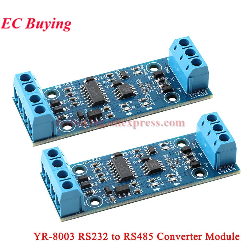 5pcs/1pc RS232 to RS485 Bidirectional Converter RS-232 Turn 485 Level Communication Protocol Serial Port Conversion Board Module