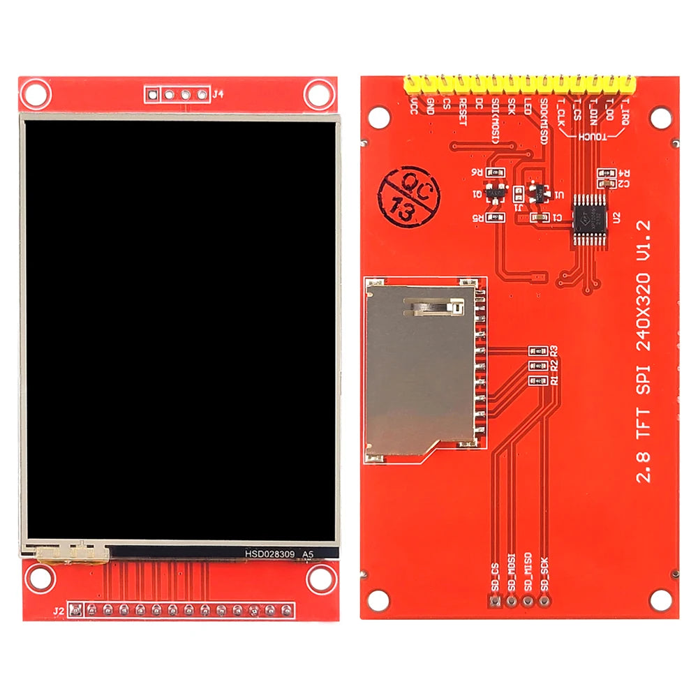 ESP32-S3-DevKitC-1 Development Board Kit With 2.8 Inch TFT LCD BT 2.4G Wifi Module N16R8 8MB PSRAM 16MB FLASH 42Pin CH340C TypeC