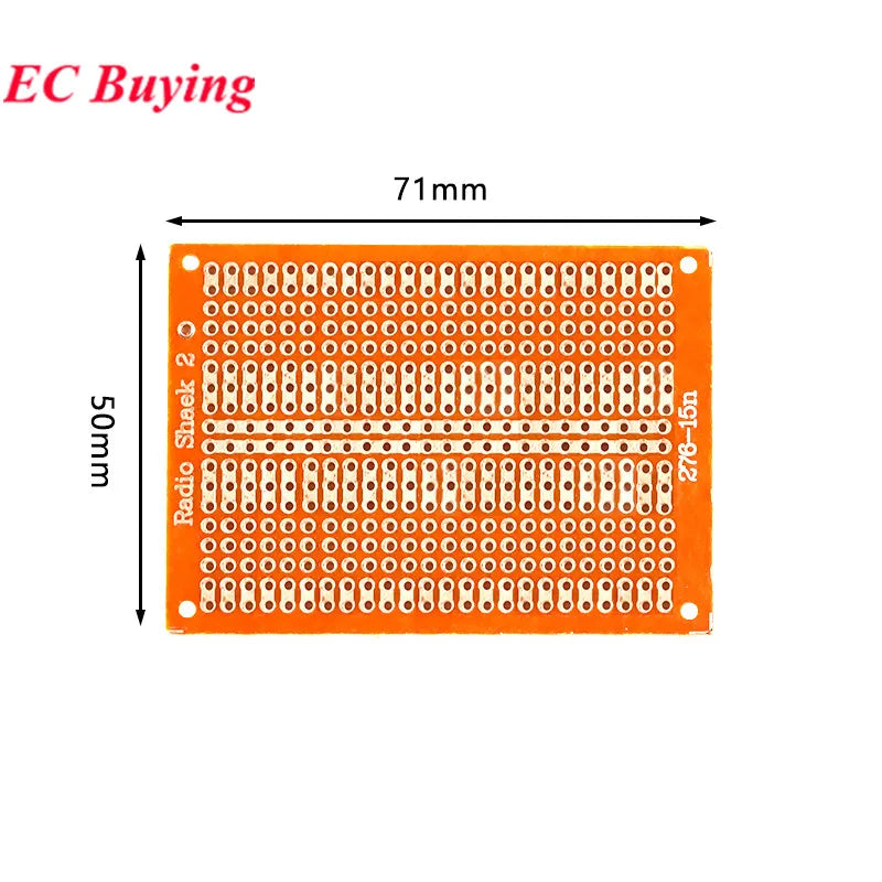 10Pcs/1pc 5x7CM 5x10CM 6.5x14.5CM 9x15CM Prototype Board Single Sided PCB Protoboard Universal  Experiment Matrix Circuit Board