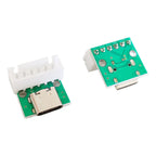 5/10/20Pcs USB 3.1 Type C 16 Pin to 6P 2.54mm Test PCB Board Adapter Connector Socket for Data Line Cable Transfer & Debugging