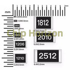 Capacitors Kit SMD Capacitor Sample Book 0201 0402 0603 0805 1206 Assortment Pack 80/90/92values DIY 25 50 pcs