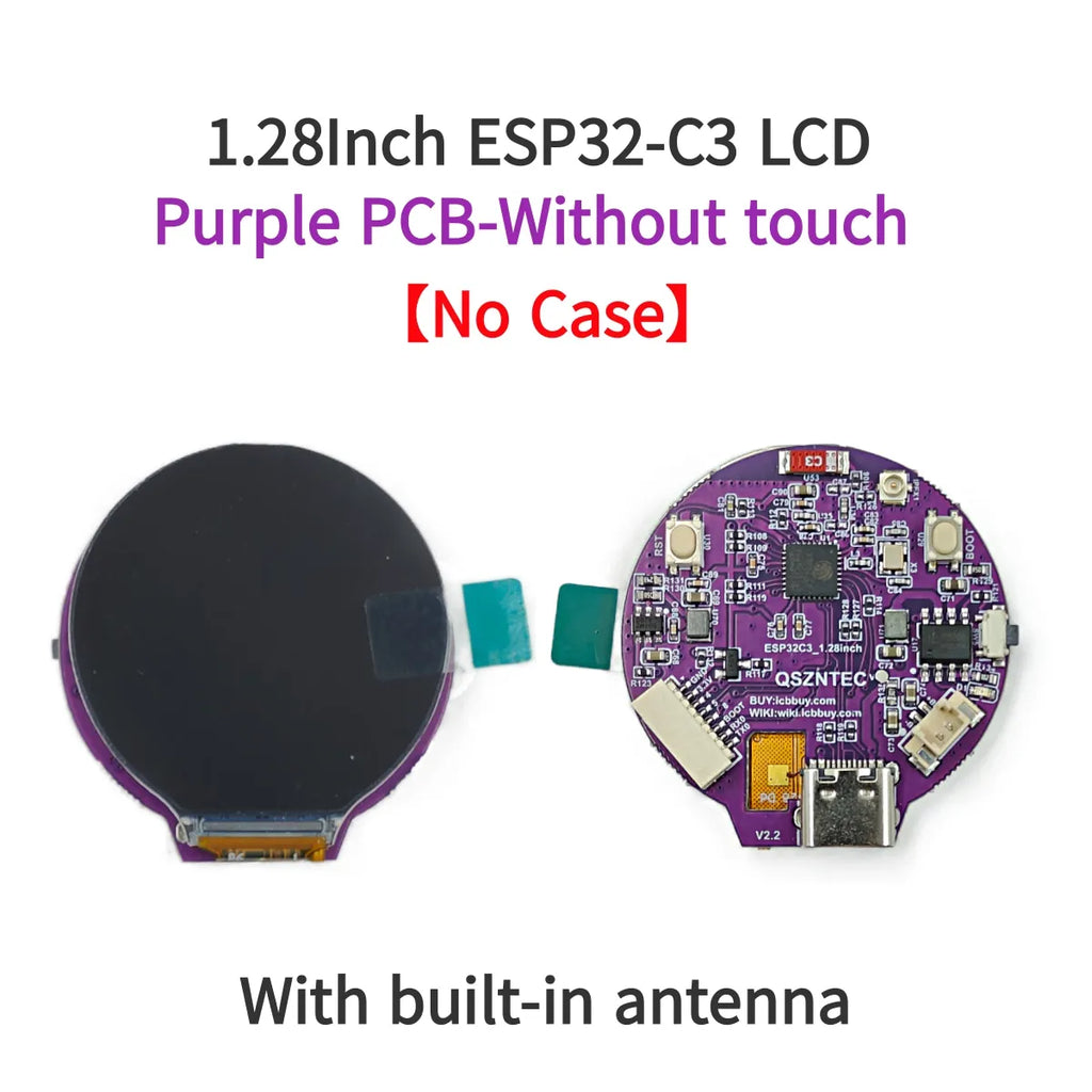 ESP32-C3 1.28 Inch Round Display GC9A01 IPS LCD Touch/Not Touching Screen ESP32 WIFI Bluetooth Dual Core Board for Arduino LVGL