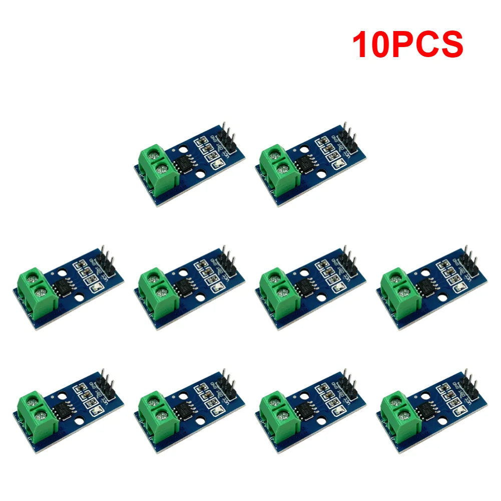 1-10PCS ACS712 High Efficient DC Current Sensor Module Detector High Precision Hall Effect Voltage Sensor Module for Arduino