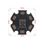 5050 LED IR Infrared 740nm 850nm 940nm 970nm10W High Power Chip Lamp Bead 4Chips DC2.8-3.8V 1.5A For DIY Night Vision Camera
