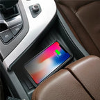 Wireless Charger Car Silicone Pad Stand For iPhone 17 16 14 13 12 Xiaomi Samsung Huawei Mobile Phone Fast Car Wireless Charging