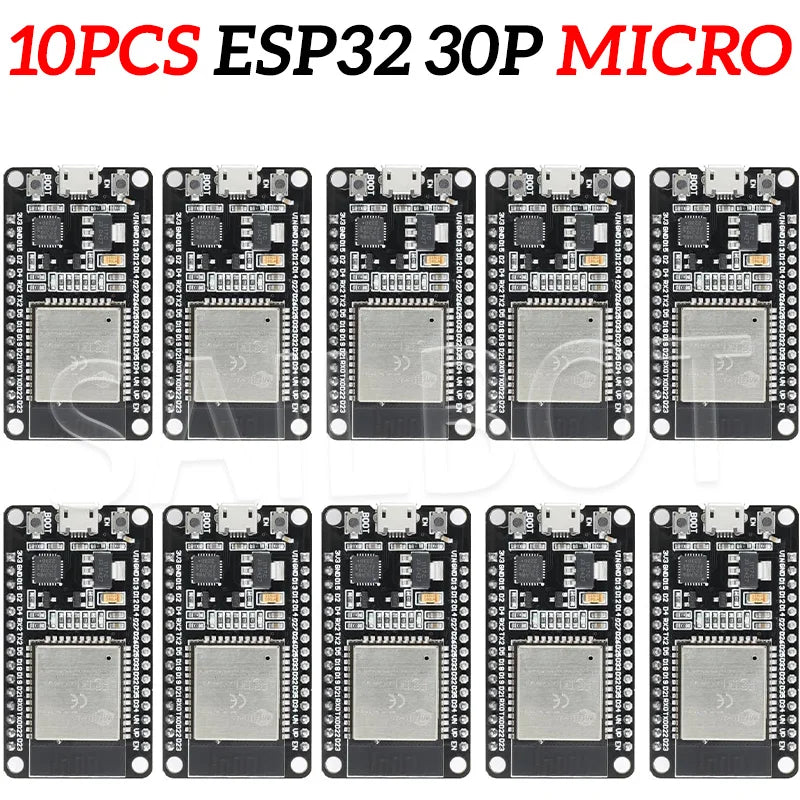 1/5/10PCS  WR-32 32-S Development Board WiFi+Bluetooth-compatible TYPE-C/MICRO  32 30Pin ESP32 Nodemcu CP2102