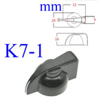  1-20PCS K7-1  K7-2 hole 6mm  Chicken beaks Band switch knob potentiometer knob Bakelite knob cap