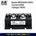 New Three-Phases Rectifier Bridge MDS200A1600V Copper Baes Plate Rectifier Module MDS200A
