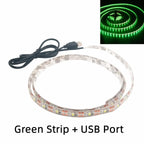 DC 5V USB LED Strips 2835 White Warm White LED Strip Light TV Background Lighting Tape Home Decor Lamp 1M 2M 3M 4M 5M LED Strip