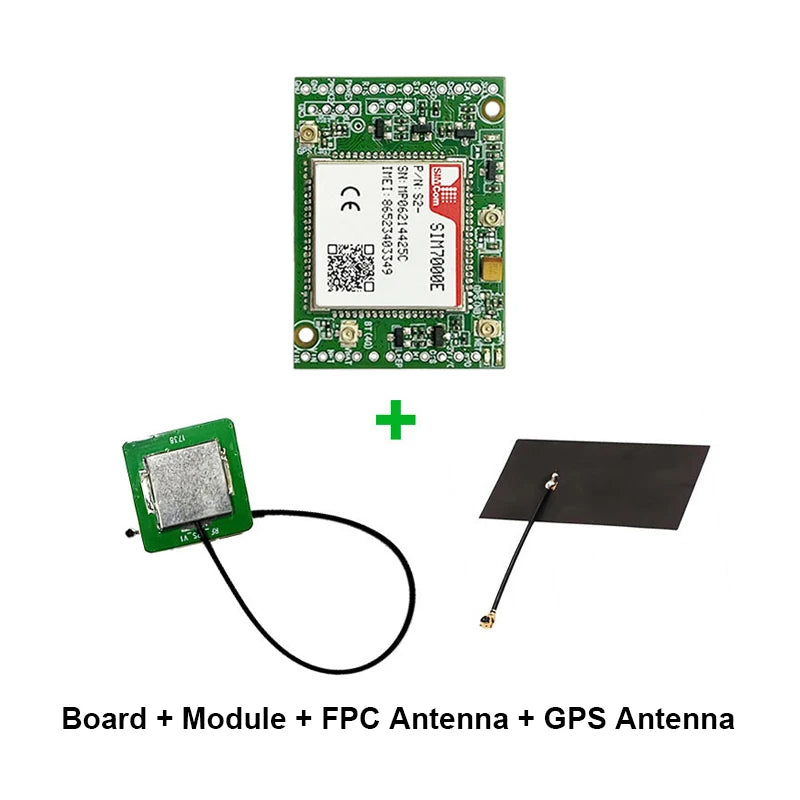 SIMCOM SIM7000E Double-row needle Core Board LPWA+GSM+NBIOT+CATM Module Modem Board with Antenna for Europe