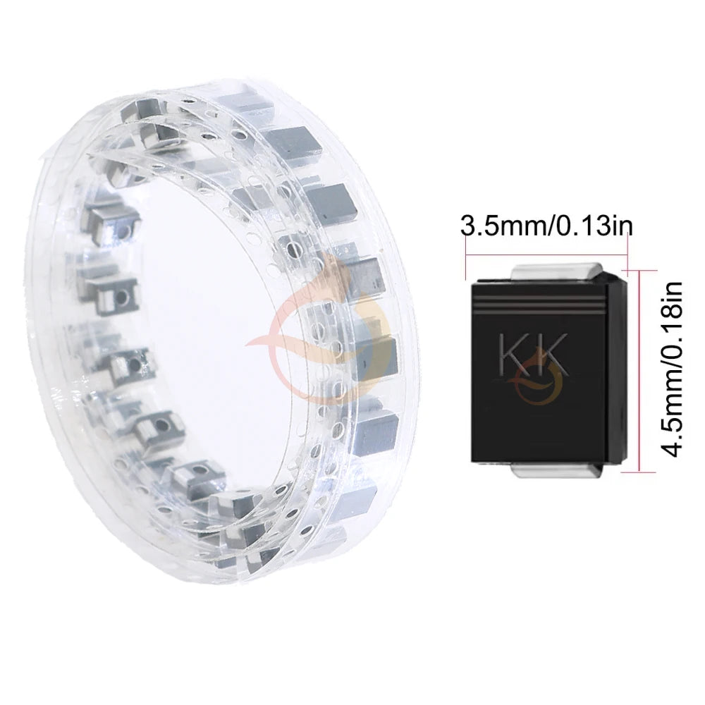 50pcs SMD One Way TVS Diode SMBJ5.0A SMBJ6.0A SMBJ6.5A SMBJ7.5A SMBJ12A SMBJ18A SMBJ24A SMBJ28A SMBJ33A SMBJ100A SMBJ188A
