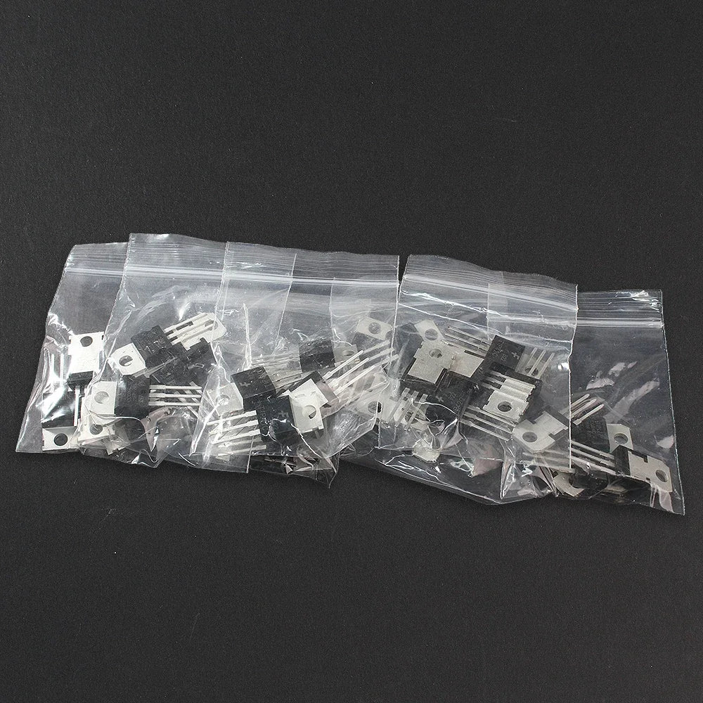35PCS TO-220 PNP NPN Transistor Kit Pack, TIP31C TIP32C TIP41C TIP42C TIP122 TIP127 TIP142 Electronic Components set