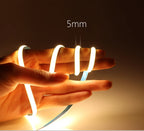 Super Thin 5mm COB LED Strip 1m 2m 3m 4m 5m High Density Flexible Neon LED Tape Ribbon For Home Room Decor TV Backlight Lighting