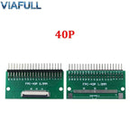 0.5mm FPC/FFC Breakout Board with Right Angle Male Pins, Pre-Soldered 2.54mm DIP Adapter for Flat Ribbon Cable, 4-80P