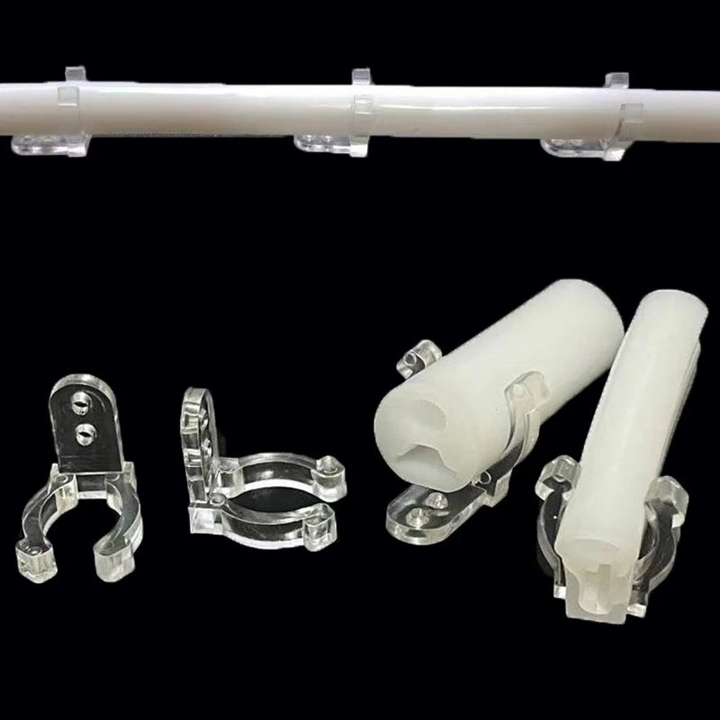 Neon Strip Led Connector COB Led Tape Fix Holder Clips with Screw Plastic Buckle Accessories For 5050 2835 5/12/110/220V RGB Led