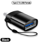 1/2PC Type C To USB 3.0 OTG Adapter USB C Male To USB Female Converter For Laptop Macbook Samsung Xiaomi USB C OTG Connector