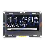 2.42 inch 2.42" OLED Display Module 128x64 LCD HD Screen Module SSD1309 7 Pin SPI/IIC I2C Serial Interface for Arduino UNO R3