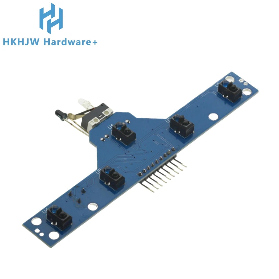 Infrared Tracing Sensor Module Five-way Tracing Obstacle Avoidance Patrol Line Tracing Module 5 Functions High Sensitivity