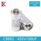 CBB65 air conditioner compressor start capacitor 450V 5/20/25/30/35/40/45/50/60/70UF