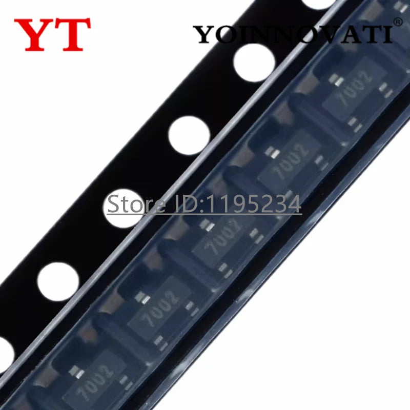 100pcs/lot 2N7002LT 2N7002 7002 N-Channel MOSFET N-CH SOT23 Best Quality.