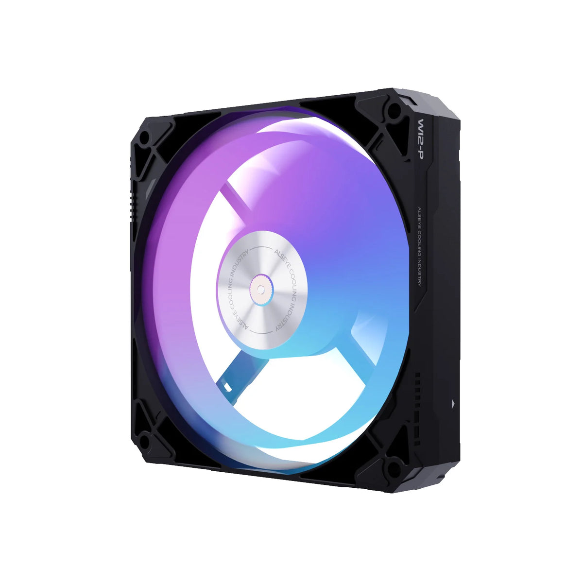 ALSEYE W12P 12CM Case Cooling Fan with ARGB Synchronization PWM Intelligent Temperature Control Silent 900-3000RPM